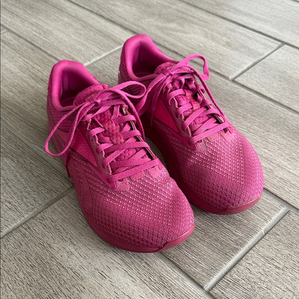 Reebok Women's Nano X3 Vibrant Pink Sneakers